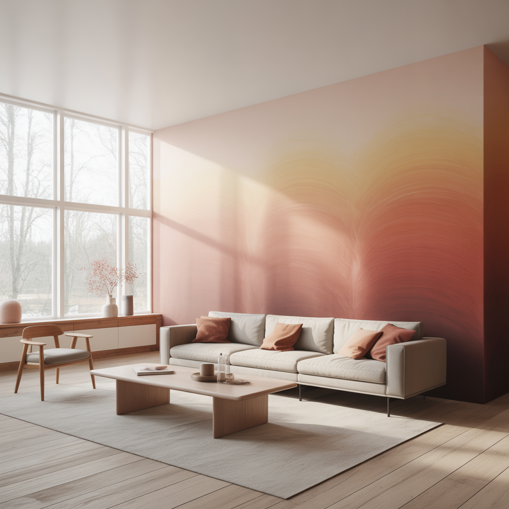 5.Hur skapar du en mjuk ombreffekt pa en fondvagg