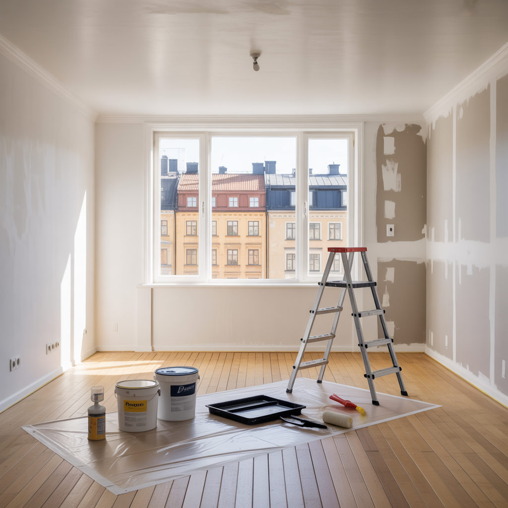 kostnad att mala om lagenhet 2025 priser och faktorer