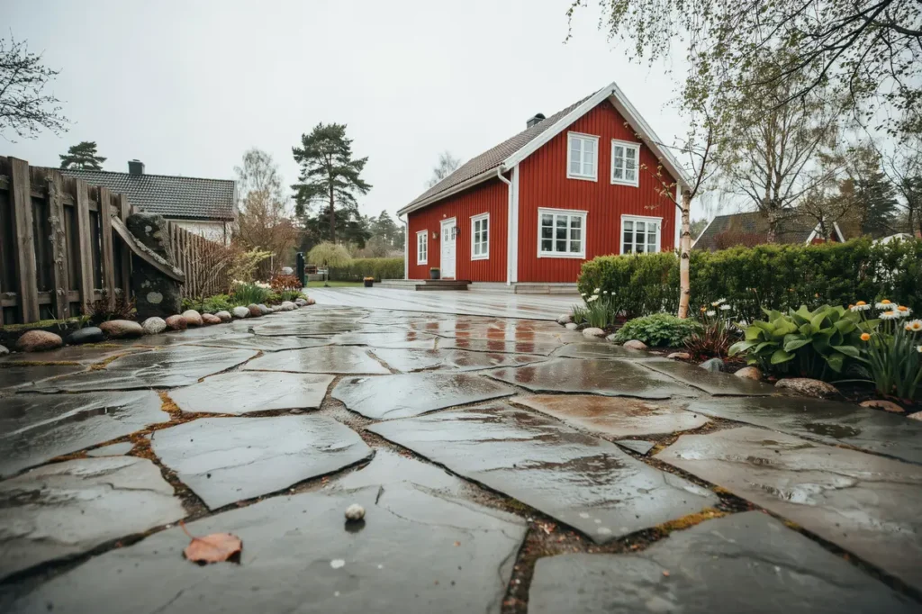 f altanen och uppfarten som nya smart reng ring som lyfter hela huset